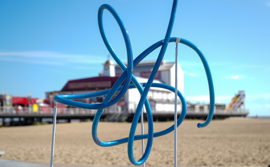 A squiggke at Yarmouth beach 